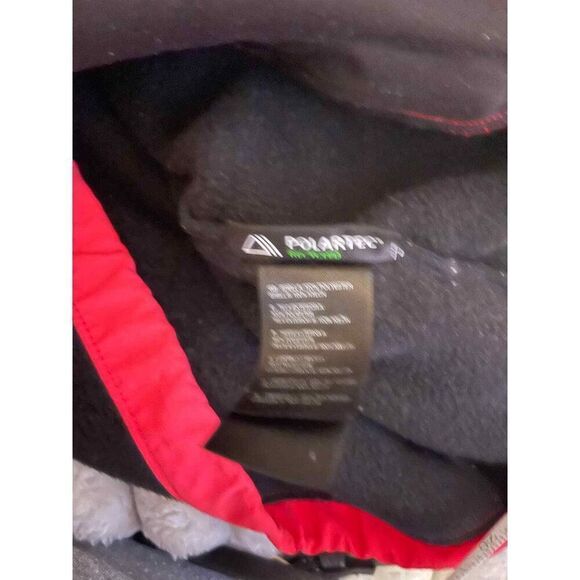 The north face jacket/coat denali euc sz Medium/M black pink fleece - Picture 6 of 9